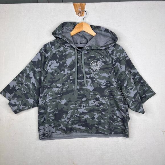 gymshark legacy short sleeve crop hoodie in legacy green men's size xL - Picture 8 of 8